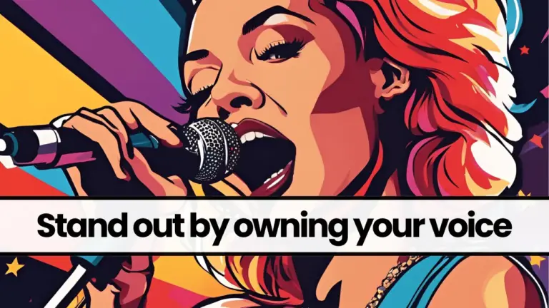 Stand out by owning your voice