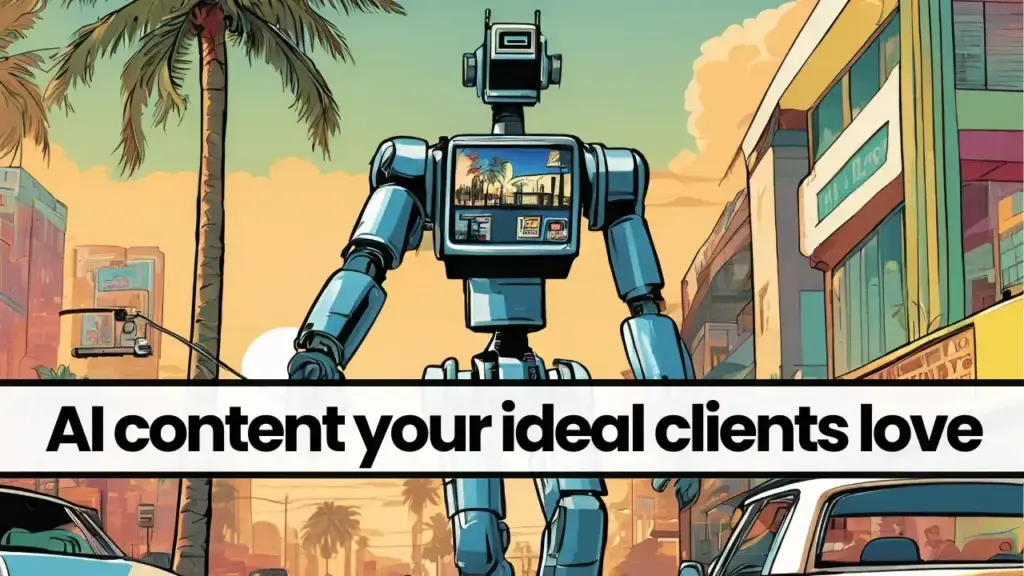 How AI helps me create content my ideal clients love