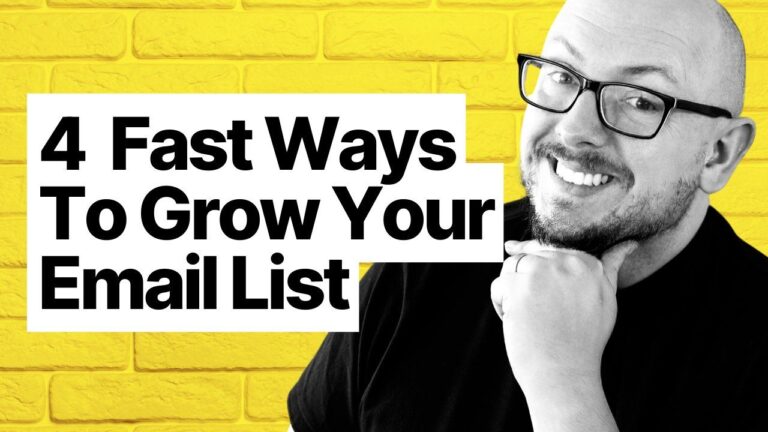Why you should be building and Email List and 4 fast ways to do it!